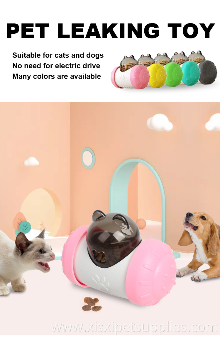 Factory Wholesale Slow Feeder Pet Tumbler Balance Car Toy Interactive Dog Food Dispenser Treat Toys